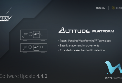 Trinnov releases 4.4.0 software version for the Altitude Platform Preview Image