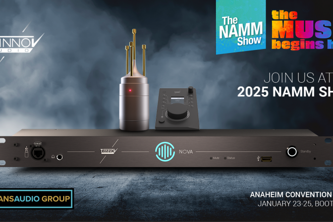 Trinnov to exhibit with TransAudio at the 2025 NAMM Show logo